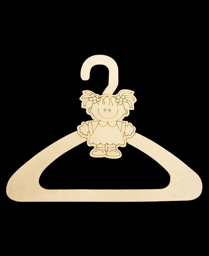 R415102 FIGURA MADERA GANCHO NIÑA