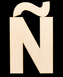R415002 FIGURA MADERA LETRA 20 CM X 3 MM