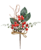 R103042 NAVIDAD PICK BERRY HOJAS 30 CM