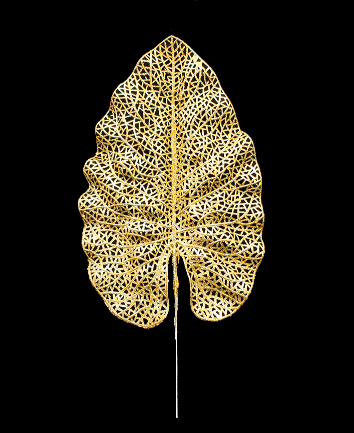 R104112 NAVIDAD HOJA GRANDE 42CMS PZA