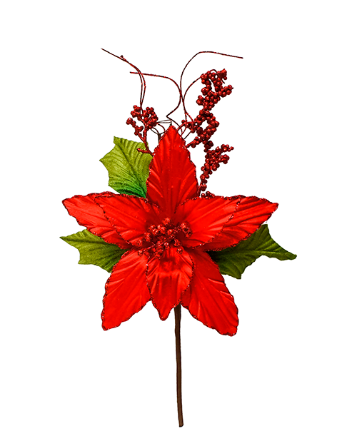 R106129 NAVIDAD PICK NOCHE BUENA PIÑA BERRYS 38 CM