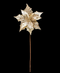 R106302 NAVIDAD VARA FLOR NOCHE BUENA LENTEJUELA 25 CMS PZA