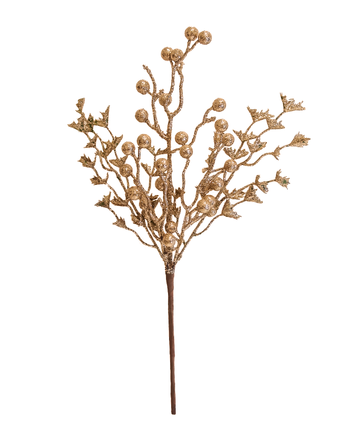 R106708 NAVIDAD PICK DIAMANTINA BERRY 44 CM