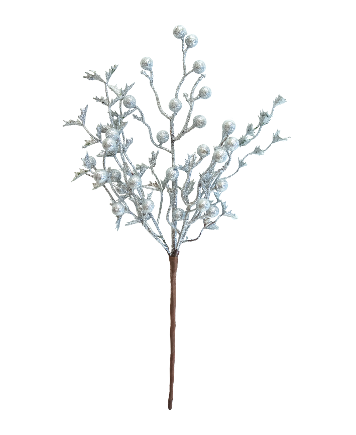 R106708 NAVIDAD PICK DIAMANTINA BERRY 44 CM
