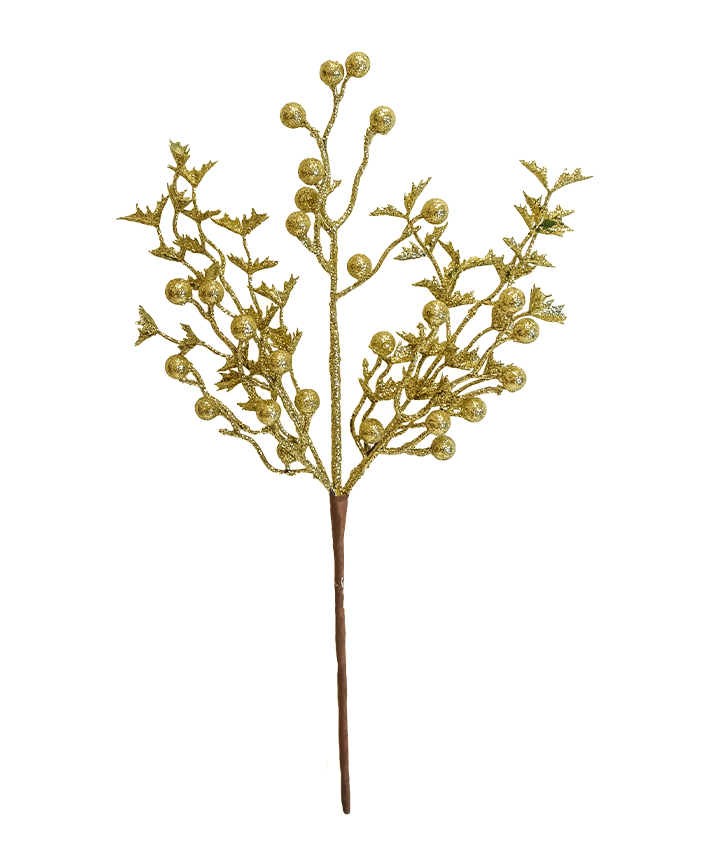 R106708 NAVIDAD PICK DIAMANTINA BERRY 44 CM