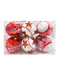 R111210-2 NAV ESFERA 8CM NORDICA PAQ C/12 PZS ROJO/BLANCO