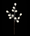 R113129 NAVIDAD FOLLAJE NACARADO POM POM 70 CM