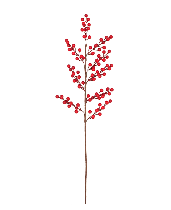 R113706 NAVIDAD PICK BERRY X9 75CM