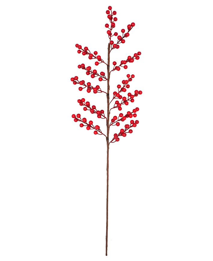 R113707 NAVIDAD PICK BERRY X12 90 CM