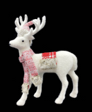 R116022-1 NAVIDAD RENO BLANCO PARADO 2022 32X23CM