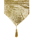 R128011-1 NAVIDAD CAMINO DE MESA LENTEJUELA 180X33 CM