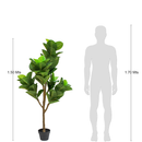 R201066 PLANTA ARTIFICIAL HULE 1.50 MTS