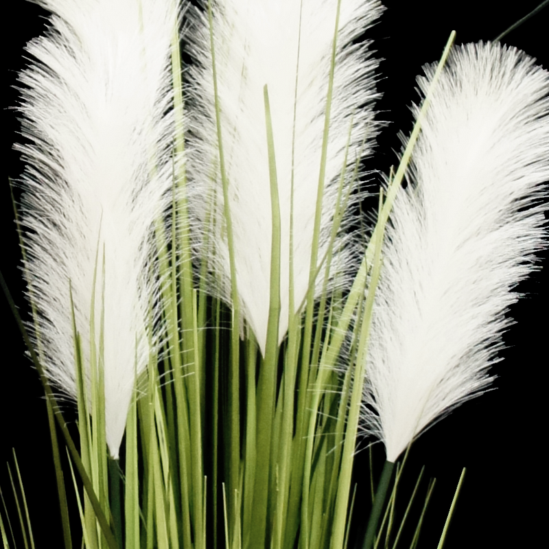 R201080 PLANTA ARTICIAL PASTO CEBOLLIN CON JUNCO 120 CM