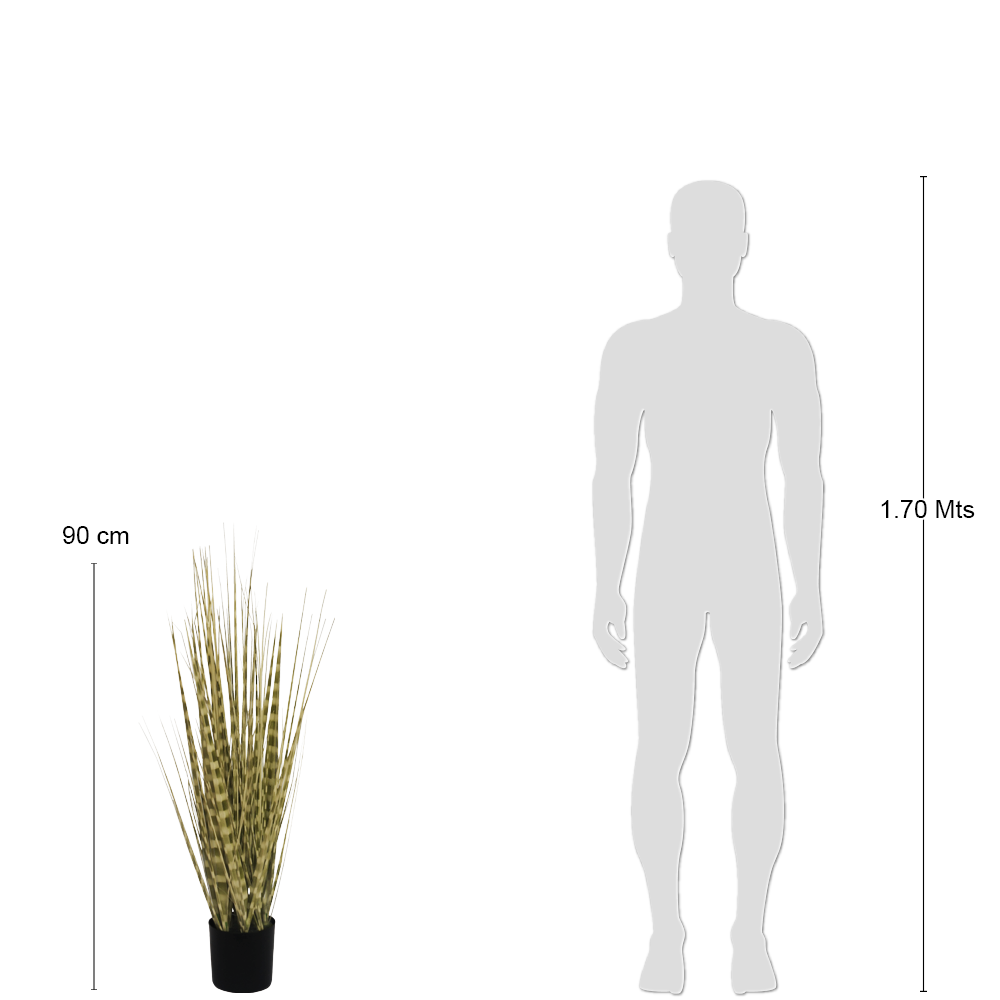 R201081 PLANTA ARTIFICIAL PASTO CEBOLLIN 90 CM