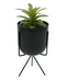 R203403 MINIPLANTA SUCULENTA MACETA TRIPIE 10 X 22 CM