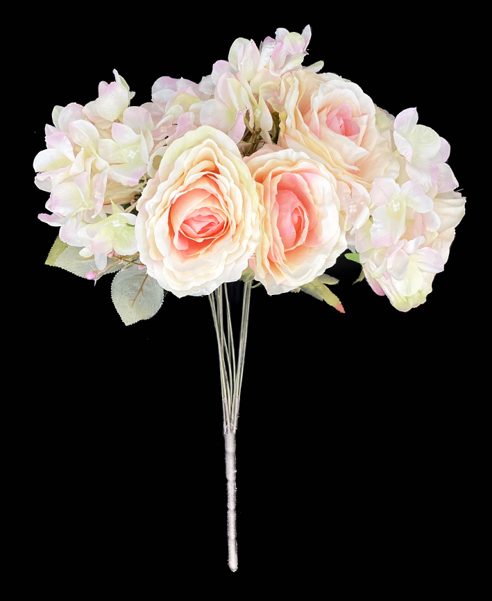 R205201 RAMO GRANDE ROSAL HORTENSIA X11 50 CM