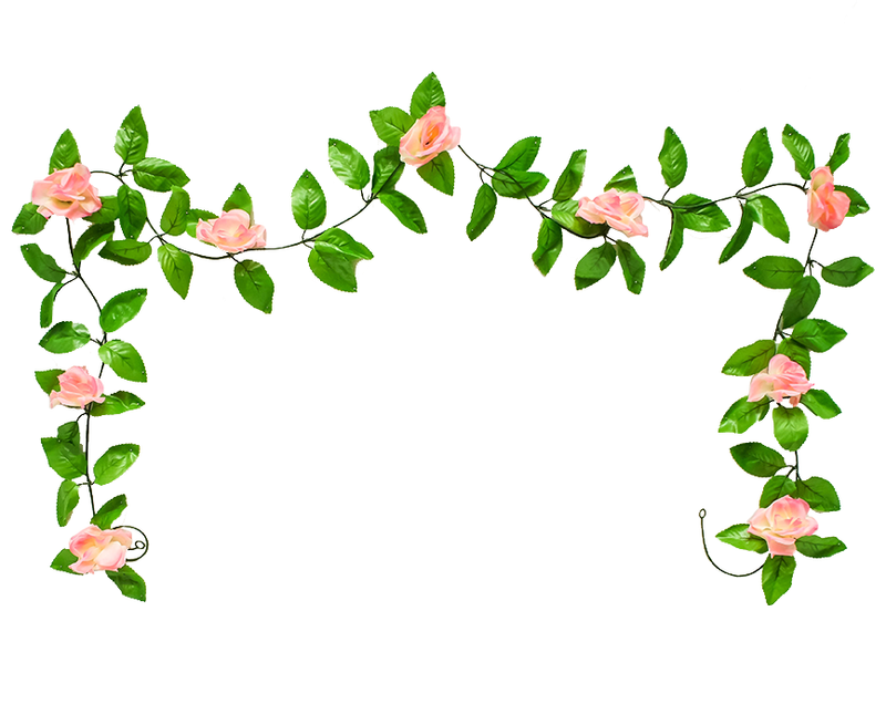 R218303 GUIA FLOR ROSAS 2.40 MT