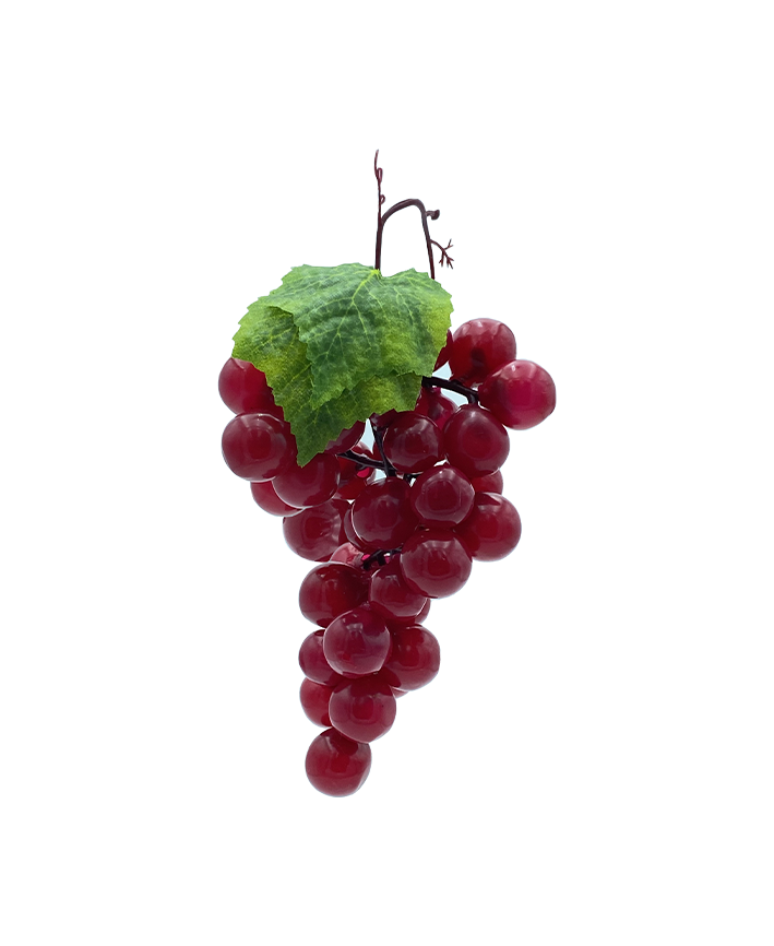R219004-1 FRUTA ARTIFICIAL RACIMO UVA 15 CM TINTA