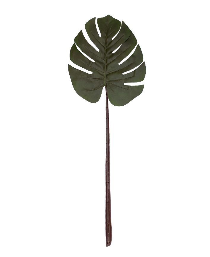 R224013-1 HOJA MONSTERA NAT 74 CM VERDE