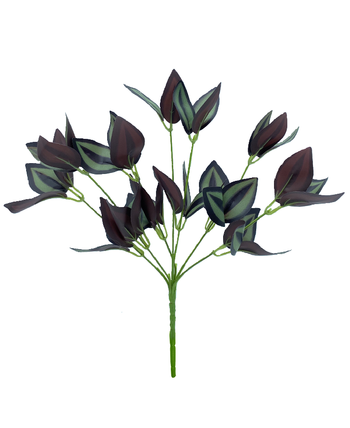 R224101 FOLLAJE TRADESCANTIA MORADA X7 33 CM