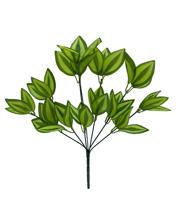 R224102 FOLLAJE TRADESCANTIA VERDE X7 33 CM