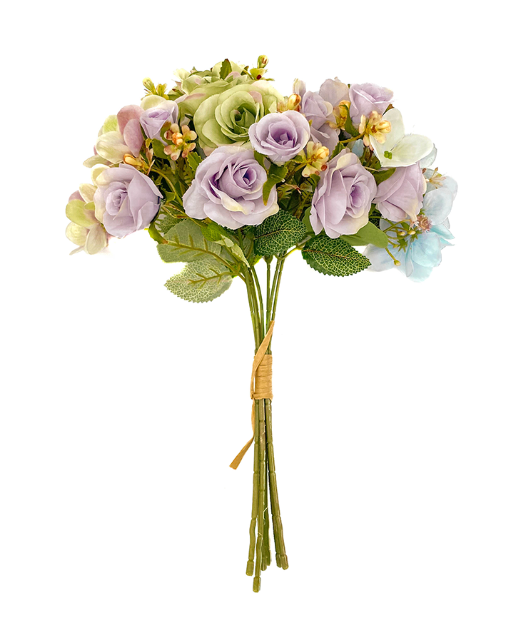 R225013 BOUQUET ROSACEA  37 CM