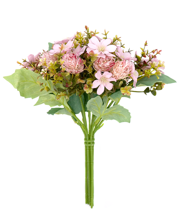 R225014 BOUQUET EUCALIPTO CEREZO 33CM