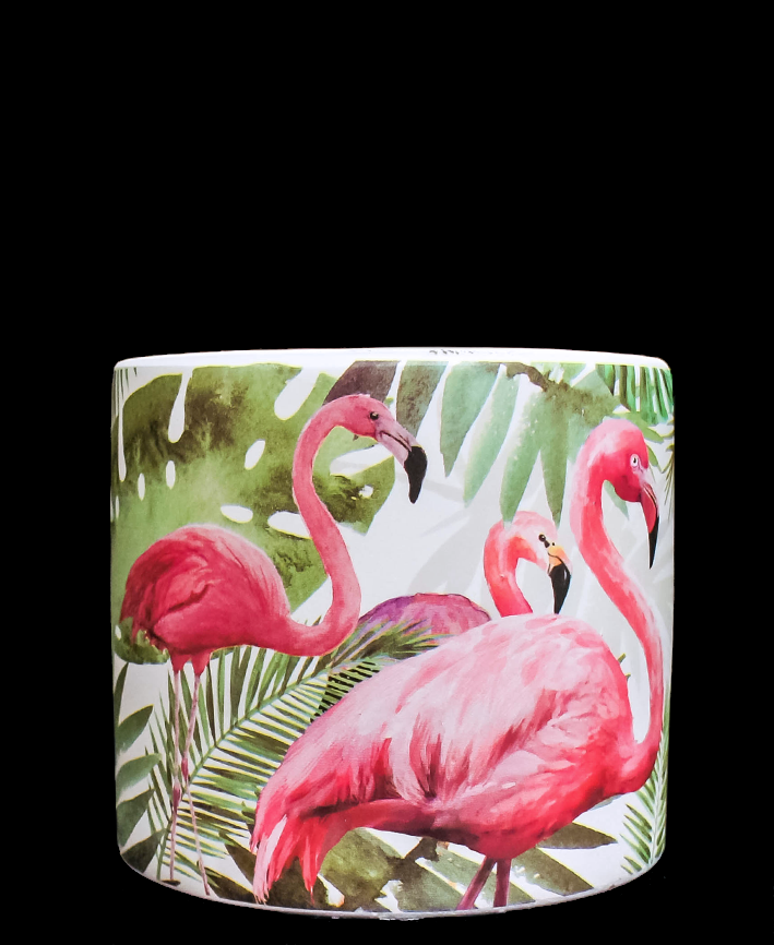 R303038 CERAMICA BASE FLAMINGOS 11.5 X 10.5 CM