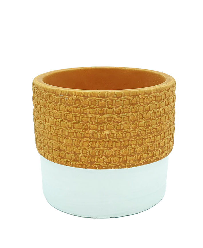 R303063 CERAMICAFLORERO CUERDA COLORES 13X11CM