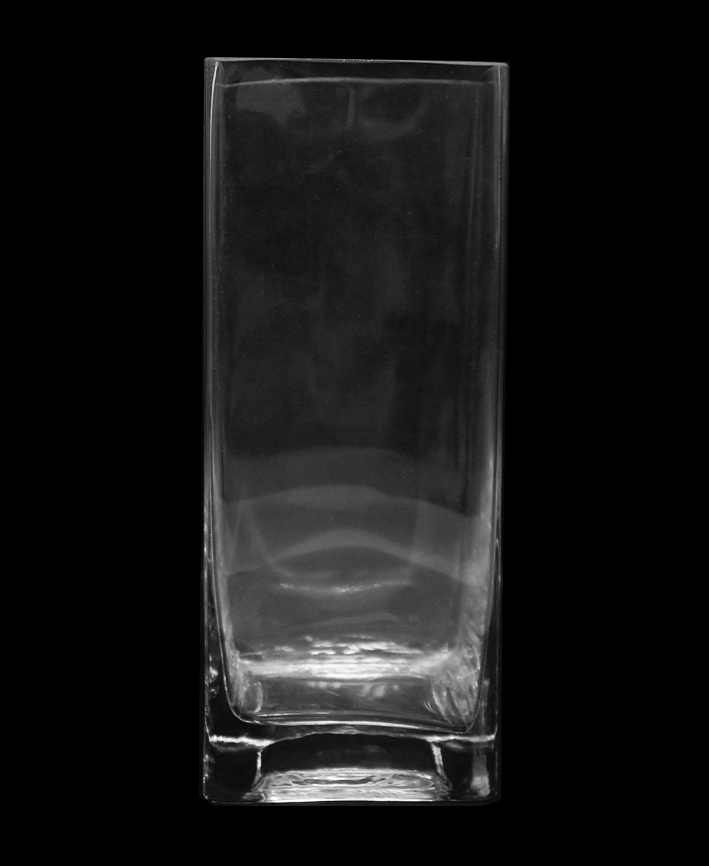 R304027 VIDRIO FLORERO CUBO ALTO 10 X 20 CM