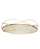 R304302 CHAROLA ONDAS GRANDE ORO 35 CM