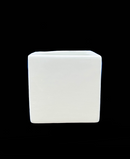R307207-1 CERAMICA CUBO 10CM BLANCO