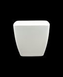 R310009-1 BASE PLASTICO CUADRADA 11.5 X 10.5 CM  BLANCO