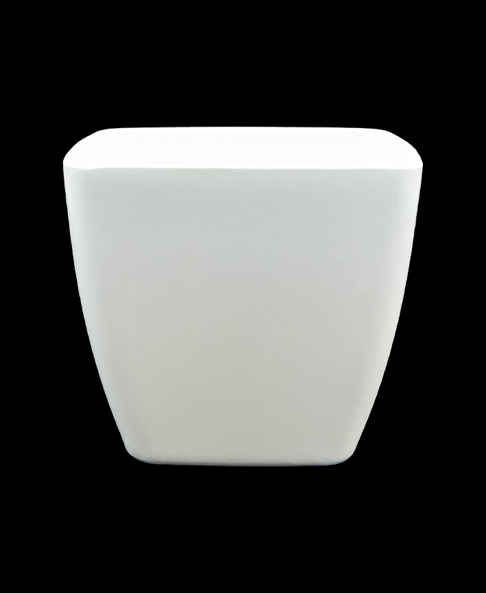 R310010-1 BASE PLASTICO CUADRADA 13 x 12 CM BLANCO