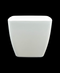 R310010-1 BASE PLASTICO CUADRADA 13 x 12 CM BLANCO