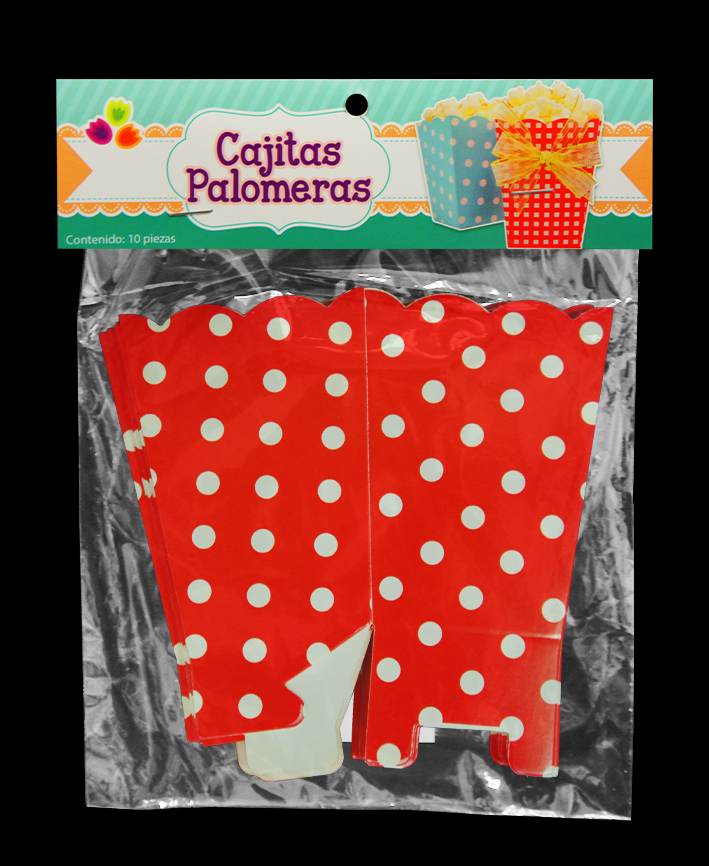 R409001 CAJITA PALOMERA PUNTOS C/10 PZAS