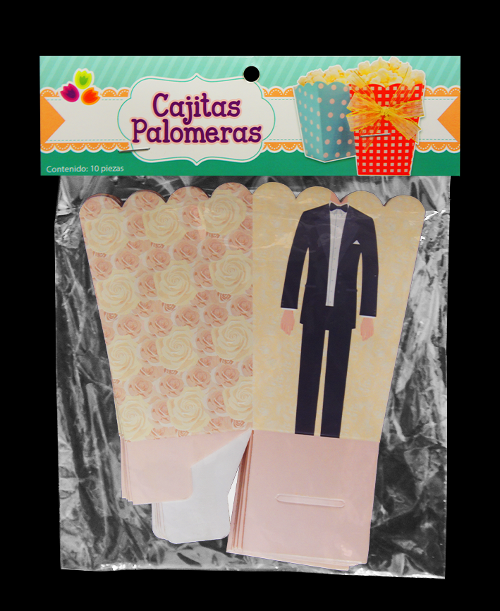 R409014 CAJITA PALOMERA NOVIO C/10 PZAS
