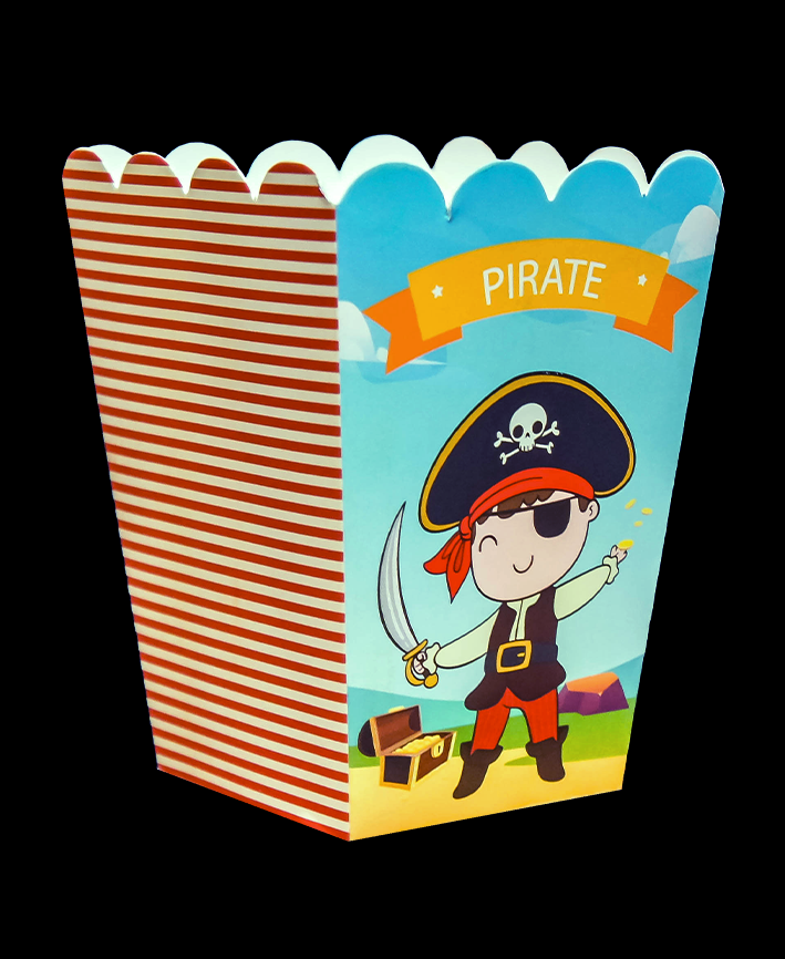R409015 CAJITA PALOMERA PIRATA C/10 PZAS