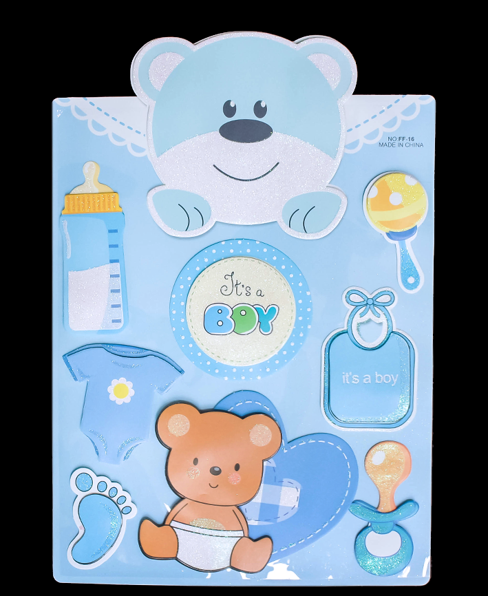 R414002 STICKER BABY SHOWER 48 X 29 CM