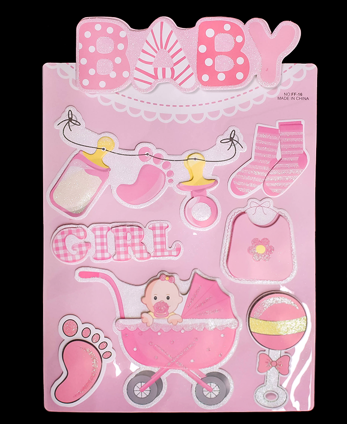 R414002 STICKER BABY SHOWER 48 X 29 CM