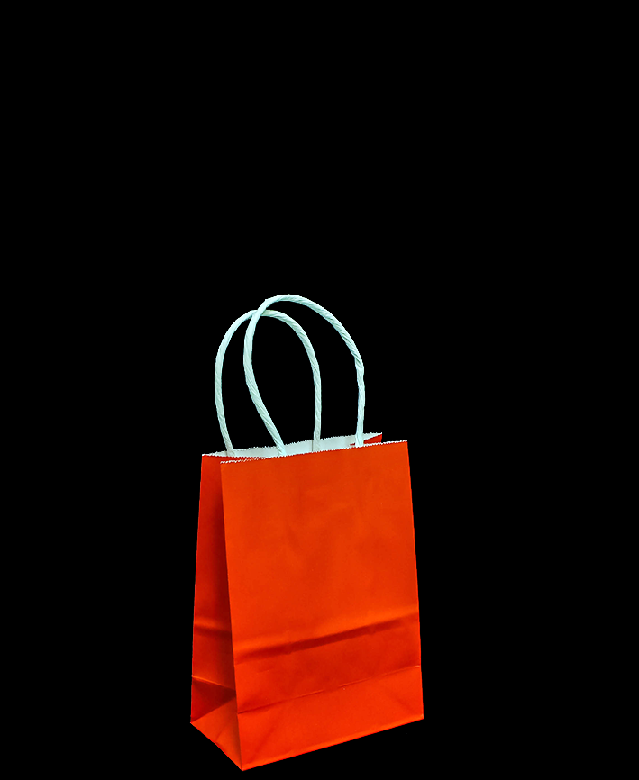 R418001 BOLSA DE PAPEL CON ASA  11 X 15 CM 6 PZAS
