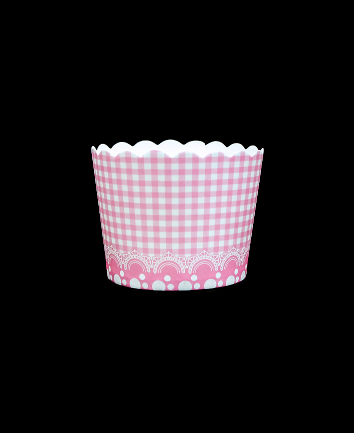 R502003 PORTA MUFFIN CUADROS PAQ C/50 PZAS