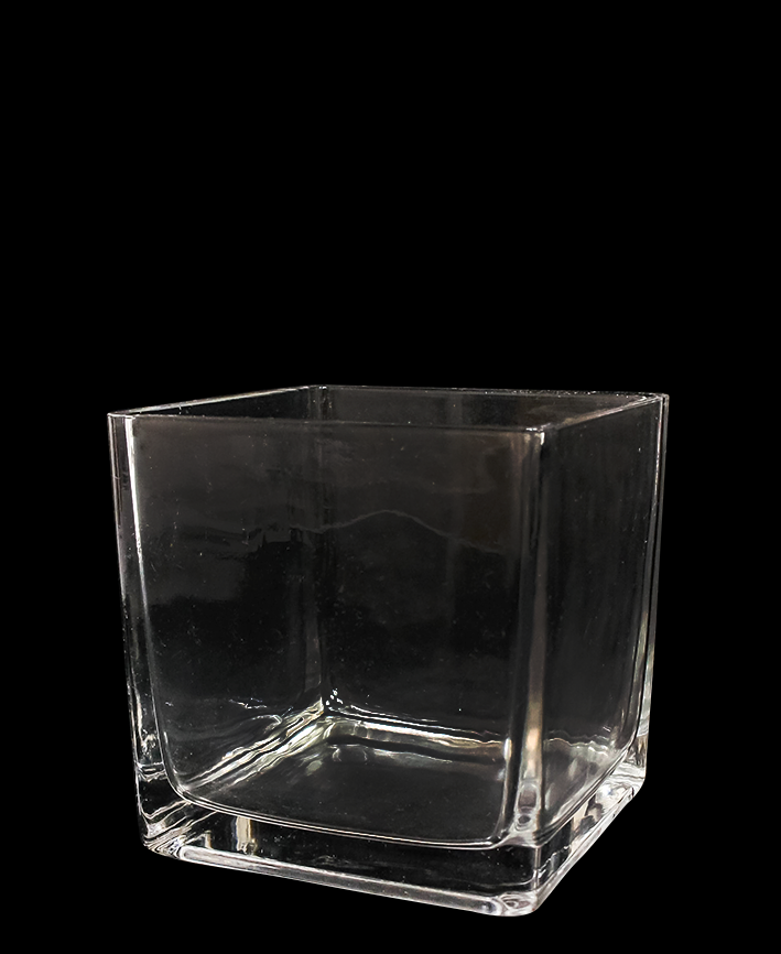 R509008 VIDRIO CUBO 12 X 12 CM
