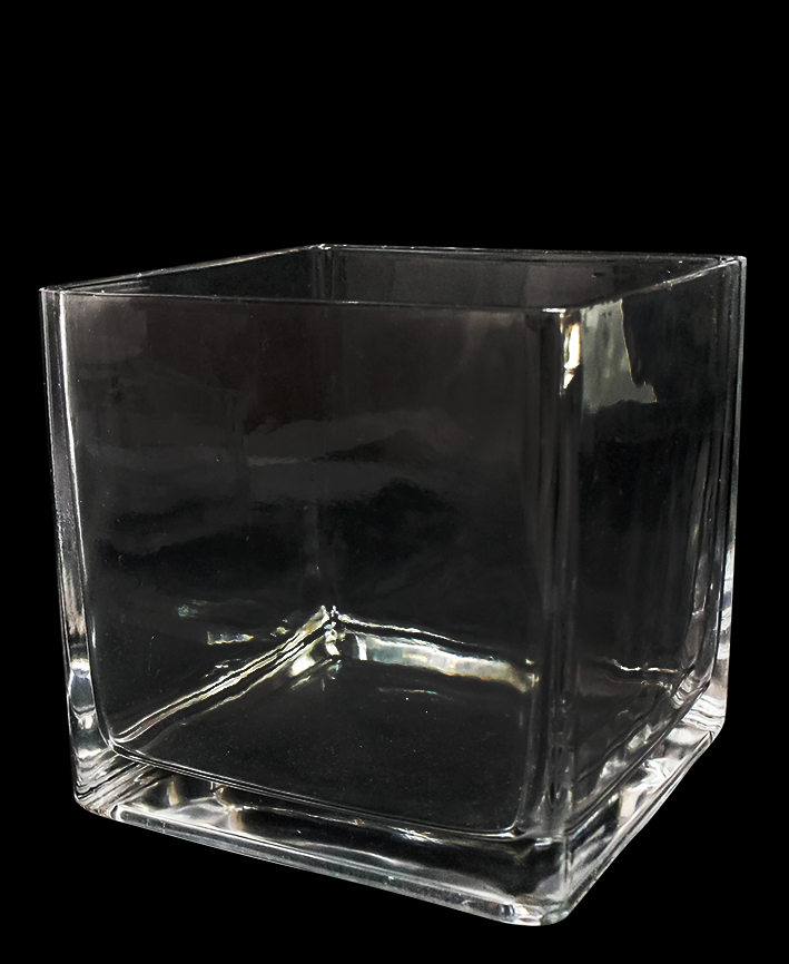 R509009 VIDRIO CUBO 15 X 15 CM