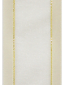 R603001-1-1/2 LISTON ORGANZA/SATIN/ORO 20 YDS