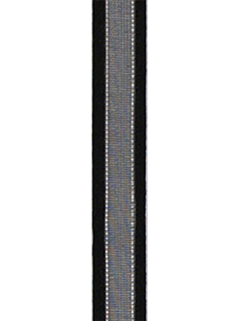R603002-3/8'' LISTON ORGANZA/SATIN/PLATA 9.5MM 20Y