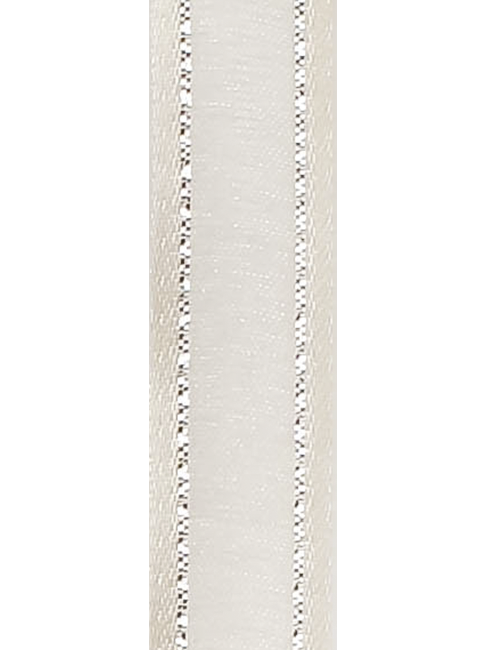 R603002-5/8'' LISTON ORGANZA/SATIN/PLATA 1.58CM 20Y