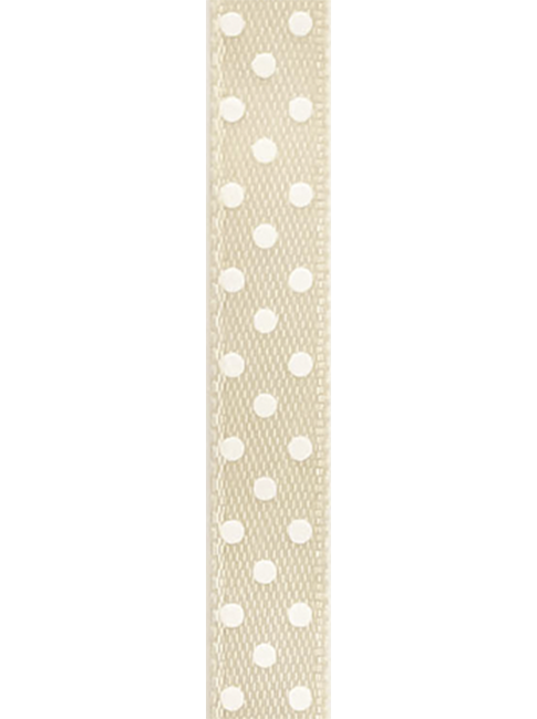 R603015-3/8 LISTON SATIN C/PUNTOS 20 YARDAS