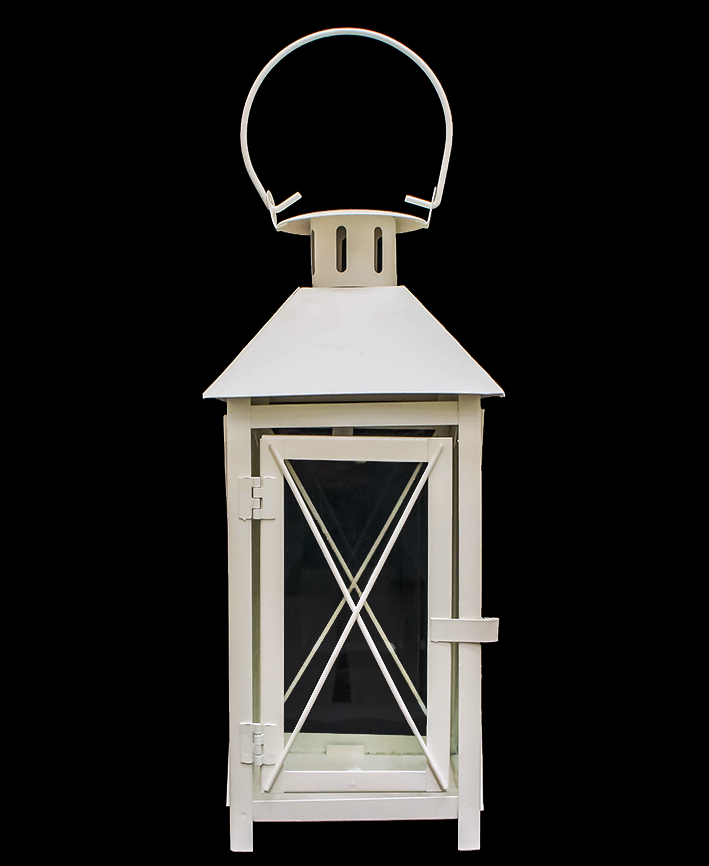 R704004 FAROL METALICO CUADRADO 38 CMS