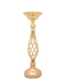 R707029 CANDELABRO ESPIRAL 47 CM ORO